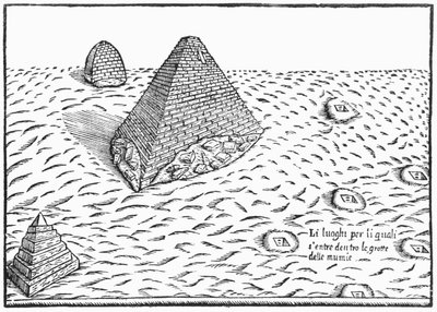 Pyramids of Egypt, illustration from 